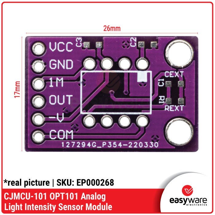 CJMCU-101 OPT101 Modul Sensor Cahaya Analog