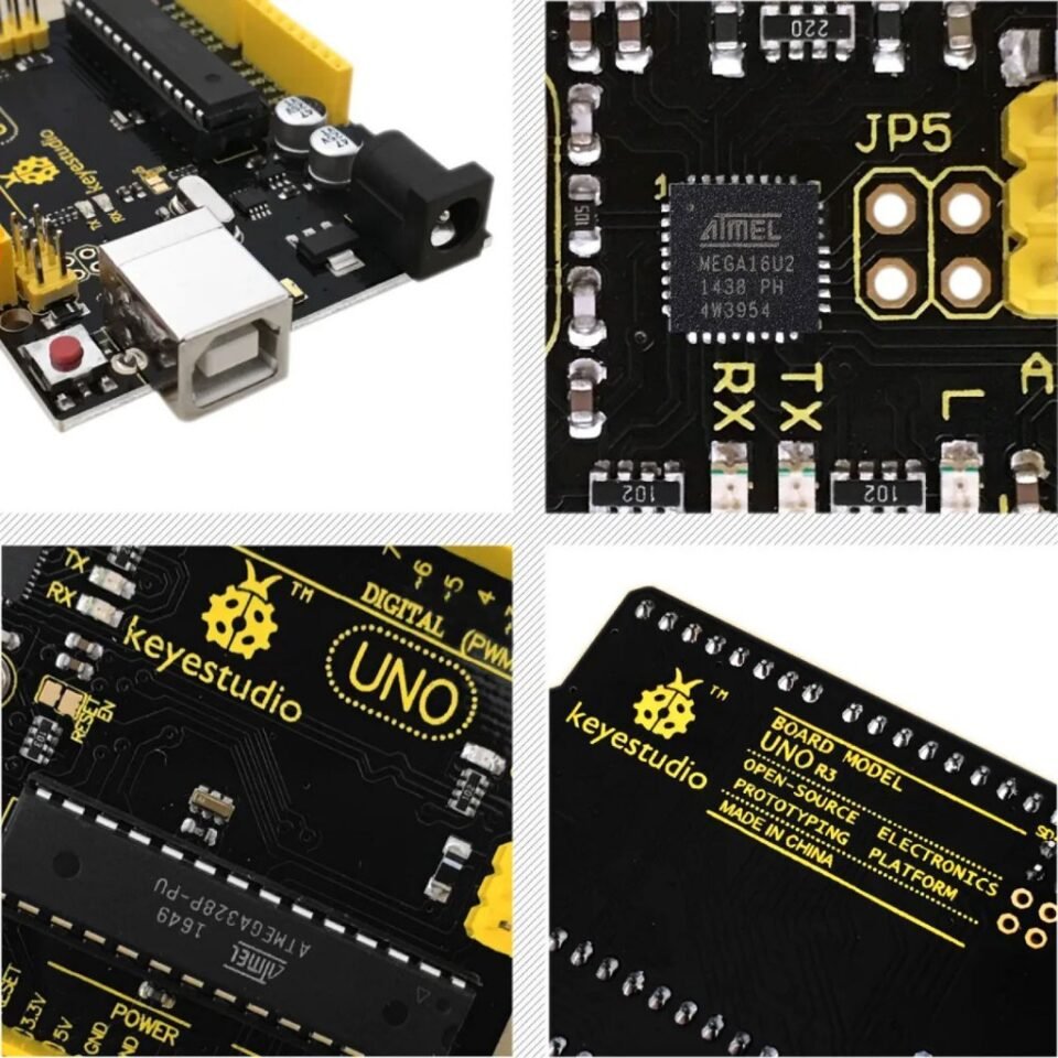 Keyestudio UNO R3 DIP ATmega16U2 with cable like arduino uno r3 board