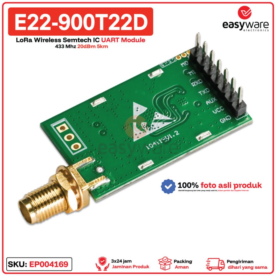 EBYTE E22-900T22D Modul LoRa Semtech 900MHz 22dBm UART 5km