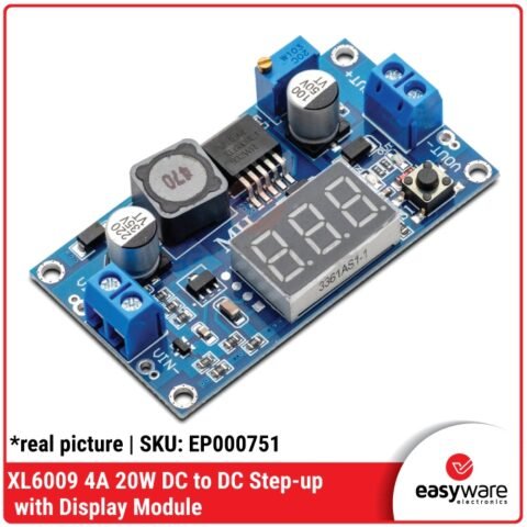 XL6009 4A 20W DC to DC Step-up with Display Module
