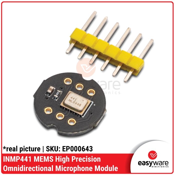 INMP441 Modul Microphone MEMS Omnidirectional I2S Digital