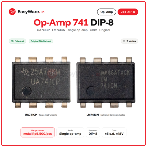 IC Op-Amp 741 DIP-8 Original UA741CP LM741CN