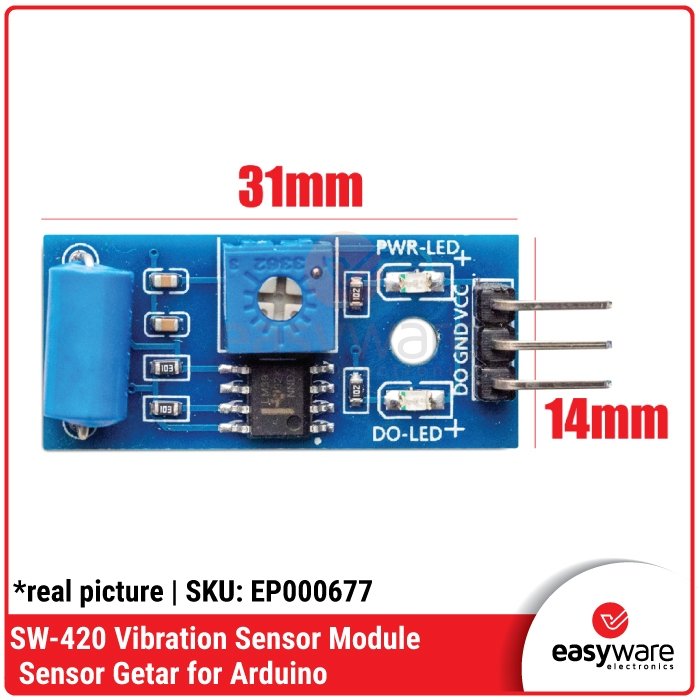 SW-420 SW420 Vibration Sensor Module Sensor Getar LM393