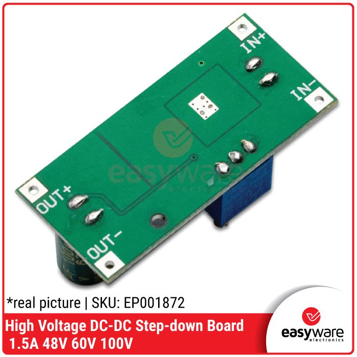 DC-DC Step-Down High Voltage Modul Penurun Tegangan 1.5A 100V