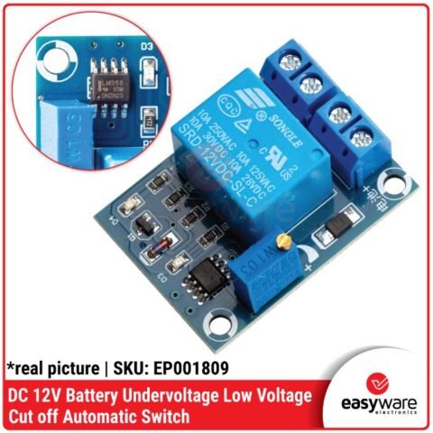Modul Low Voltage Cut Off LVD 12V Relay Proteksi Baterai Aki