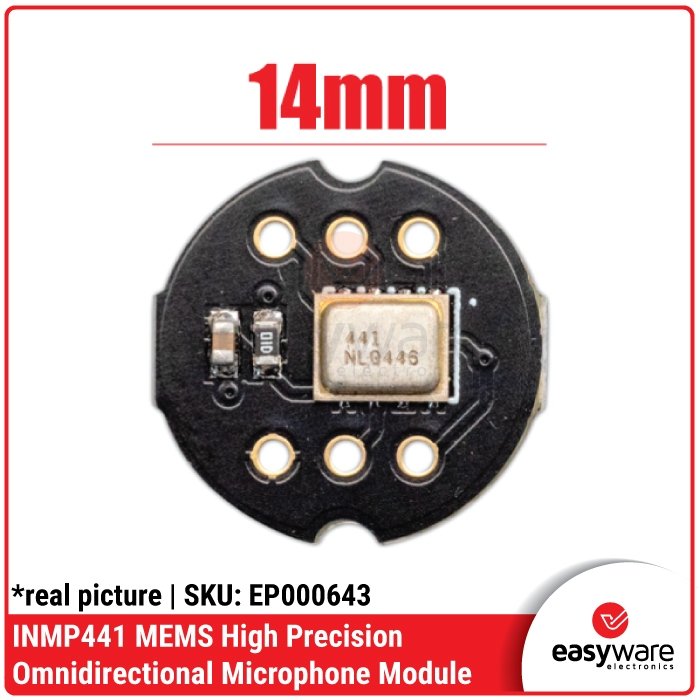 INMP441 Modul Microphone MEMS Omnidirectional I2S Digital