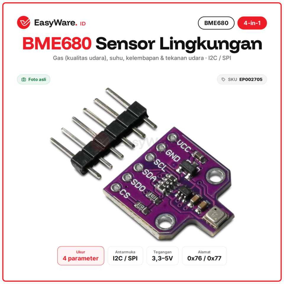 CJMCU-680 BME680 Digital Temperature Humidity Pressure Sensors High Altitude Detection Module