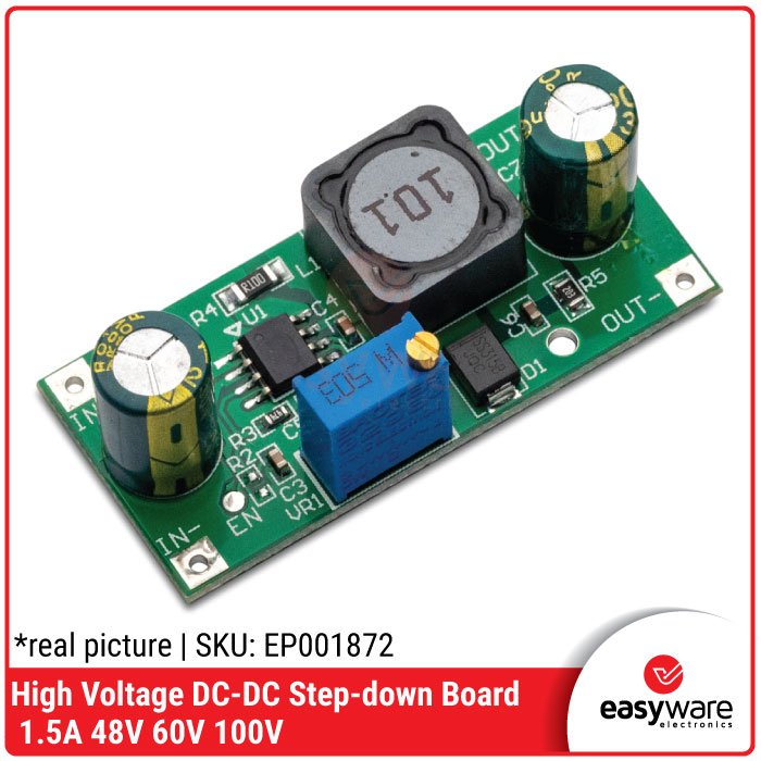 DC-DC Step-Down High Voltage Modul Penurun Tegangan 1.5A 100V