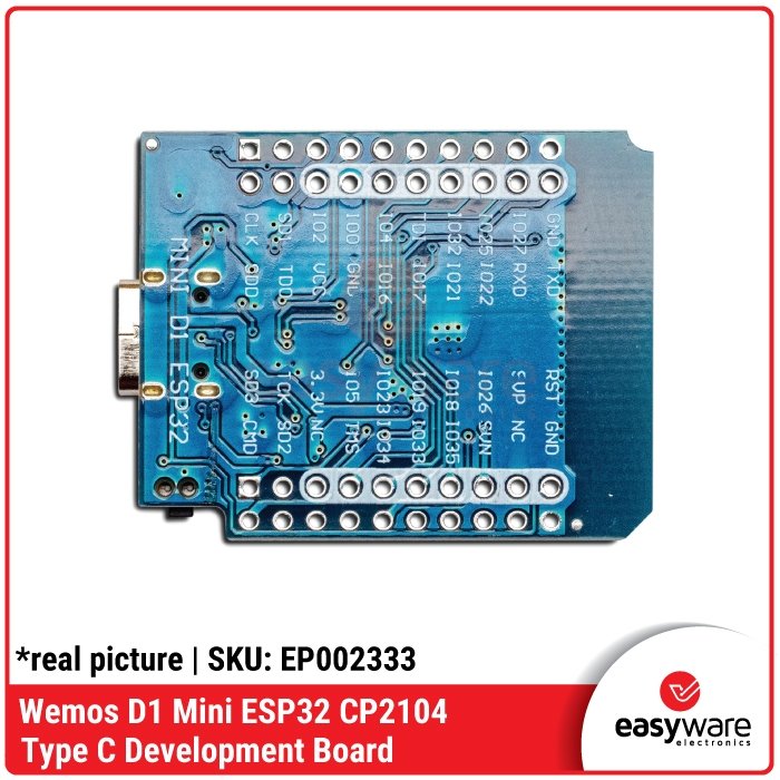 Wemos D1 Mini ESP32 WiFi Bluetooth Board CP2104 Type-C