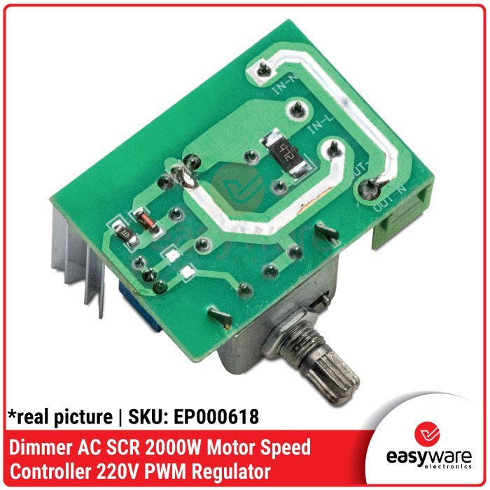 Dimmer AC SCR 2000W Motor Speed Controller 220V PWM Regulator