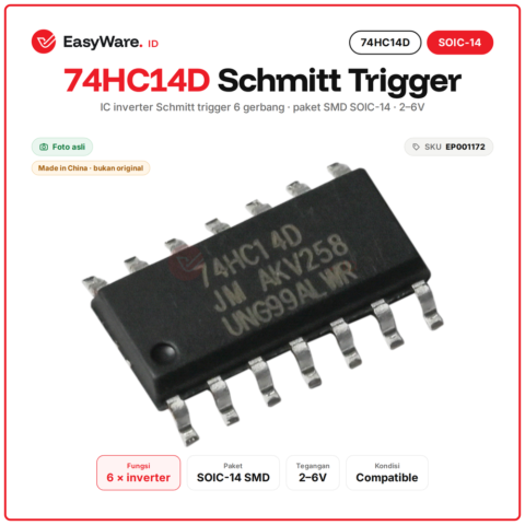 IC 74HC14D Hex Inverter Schmitt Trigger SOIC-14