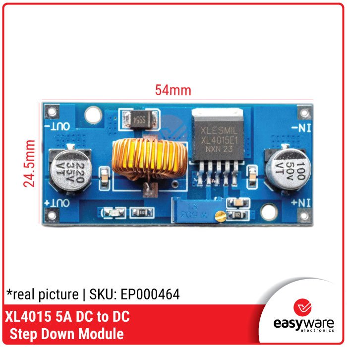 XL4015 Modul Step Down DC-DC Buck Converter 5A + Heatsink