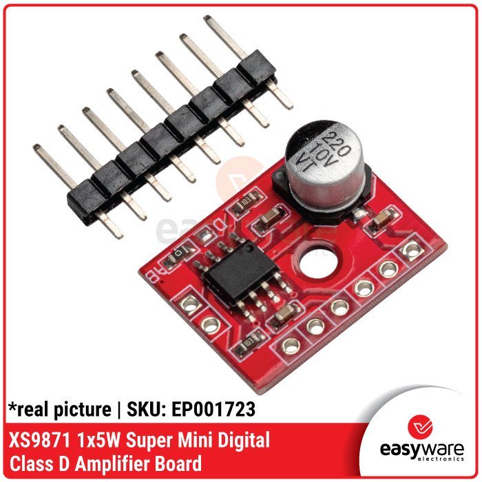 XS9871 Modul Amplifier Digital Class D Mono 1x5W Super Mini