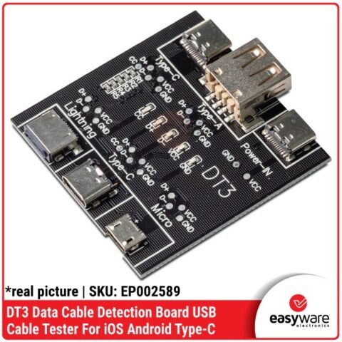DT3 Data Cable Detection Board USB Cable Tester For iOS Android Type-C