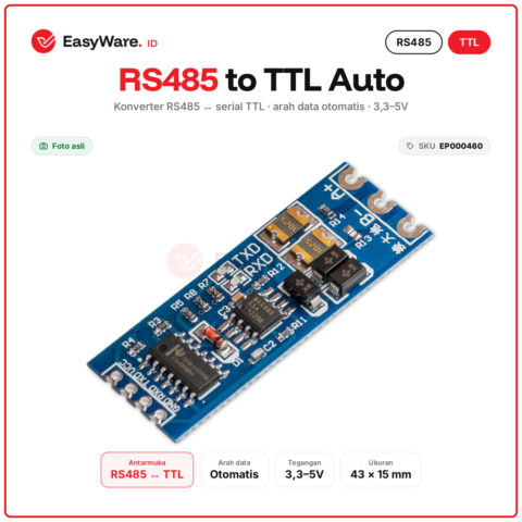 Modul RS485 to TTL Auto Direction 3.3V 5V Modbus