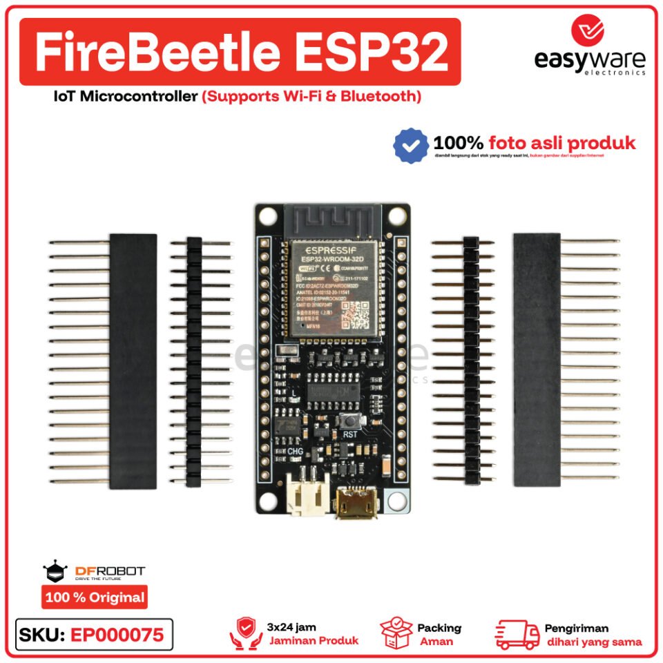 DFRobot FireBeetle ESP32 Board IoT Wi-Fi Bluetooth WROOM-32