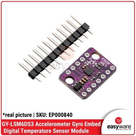 GY-LSM6DS3 Modul Sensor Accelerometer Gyro 6-Axis dengan Suhu