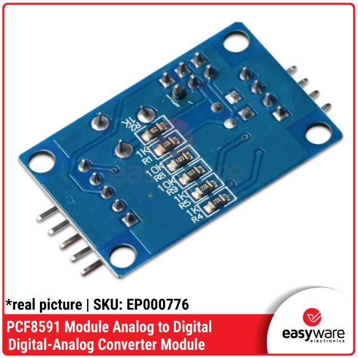 PCF8591 Modul Konverter ADC DAC 8-Bit I2C + Sensor