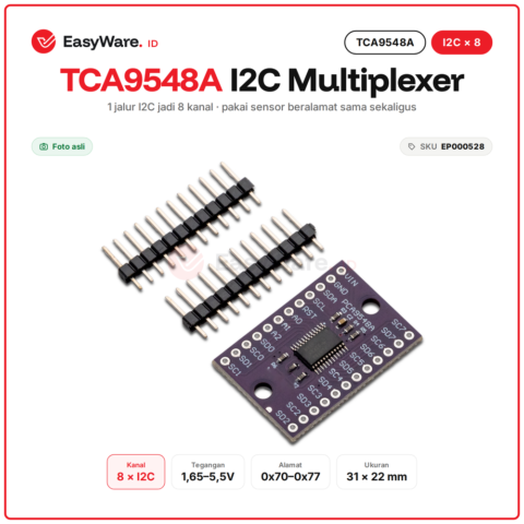 TCA9548A I2C Multiplexer 8 Kanal untuk Arduino & ESP32