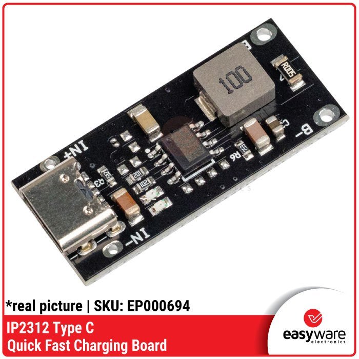 IP2312 Modul Charger Baterai Fast Charging USB Type-C